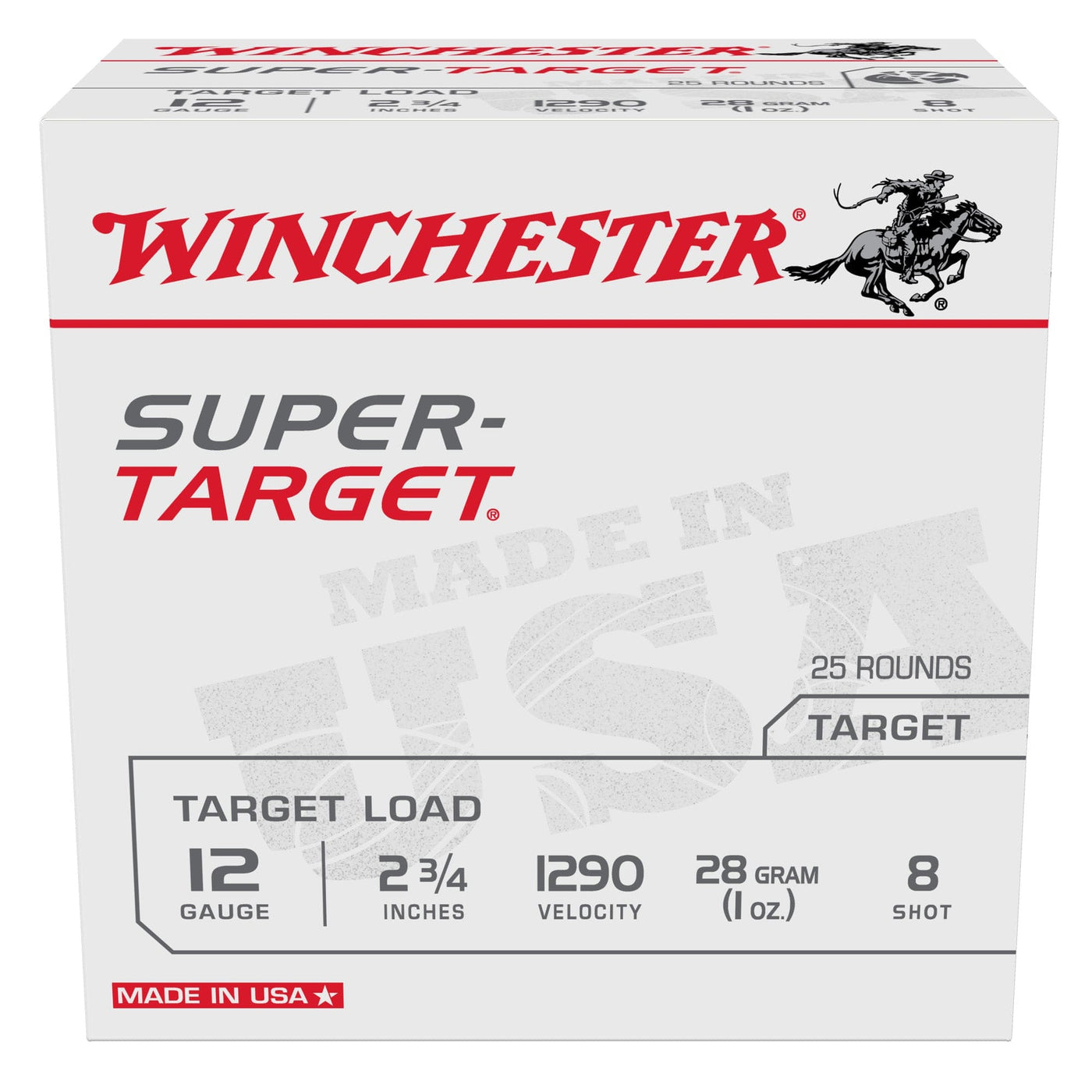 Winchester Ammo Win Spr-trgt 12ga 2-3/4" #8 25/250 Ammo