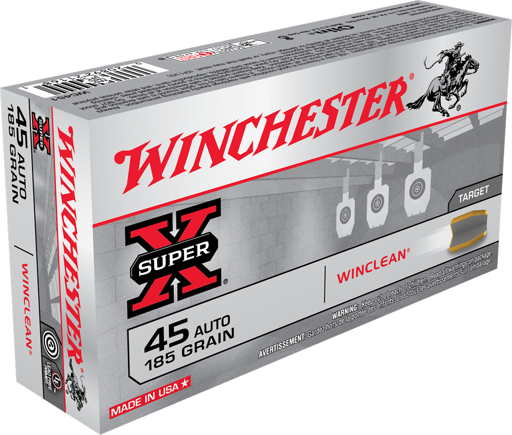 Winchester Ammo Winchester Ammo Super X, Win Wc451     45       185 Bebwcln           50/10 Ammo