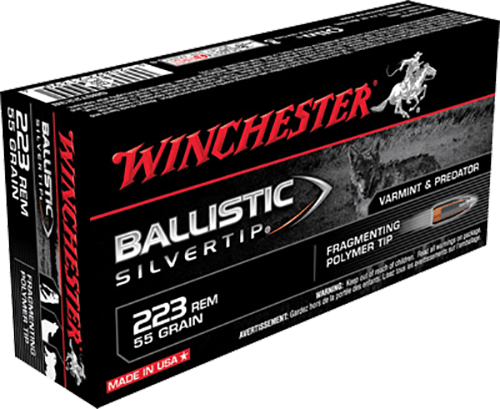 Winchester Ammo Winchester Ballistic Silvertip Rifle Ammo 223 Rem. 55 Gr. Ballistic Silvertip 20 Rd. Ammo