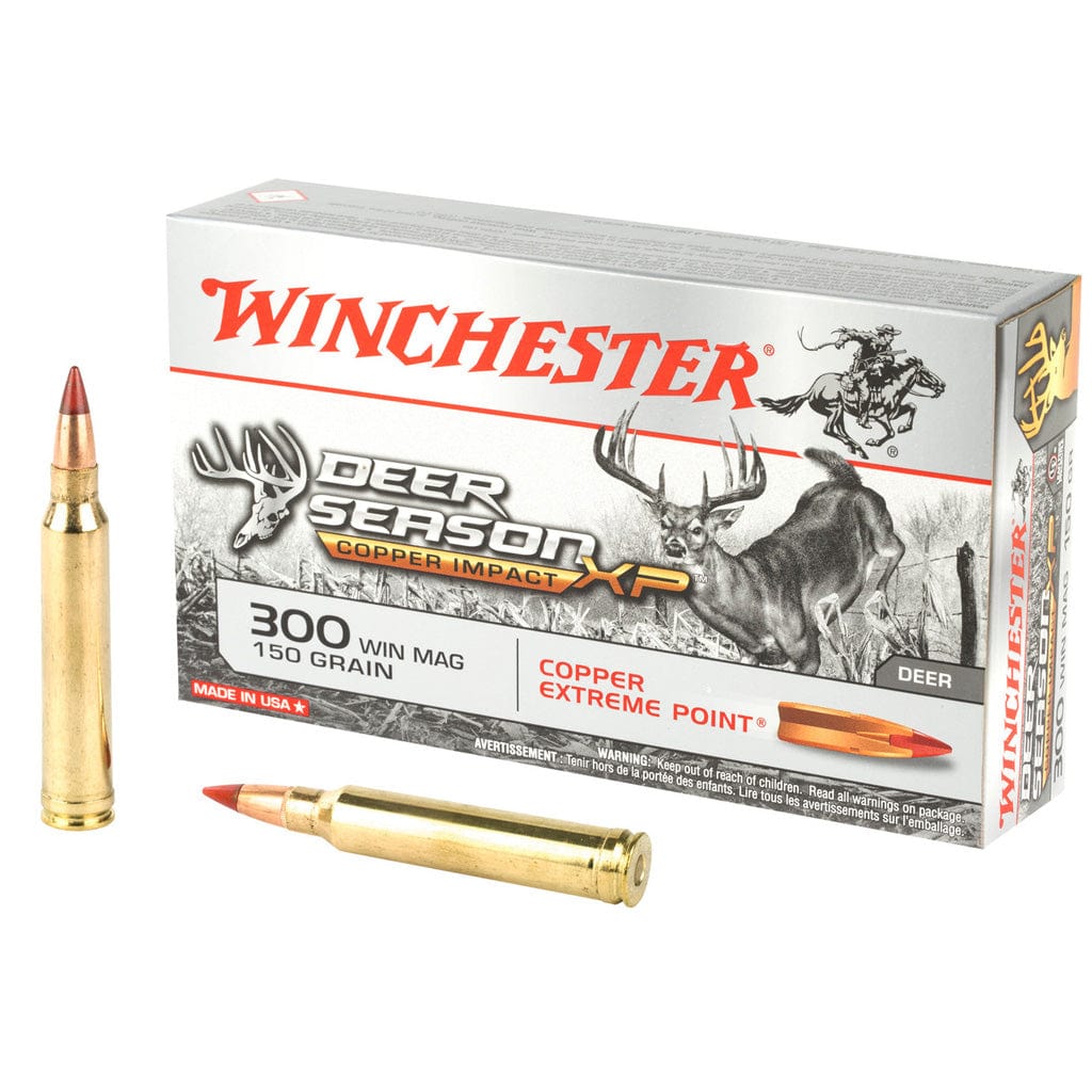 Winchester Ammo Winchester Copper Impact Rifle Ammo 300 Win. Mag. 150 Gr. Copper Impact Lf 20 Rd. Ammo