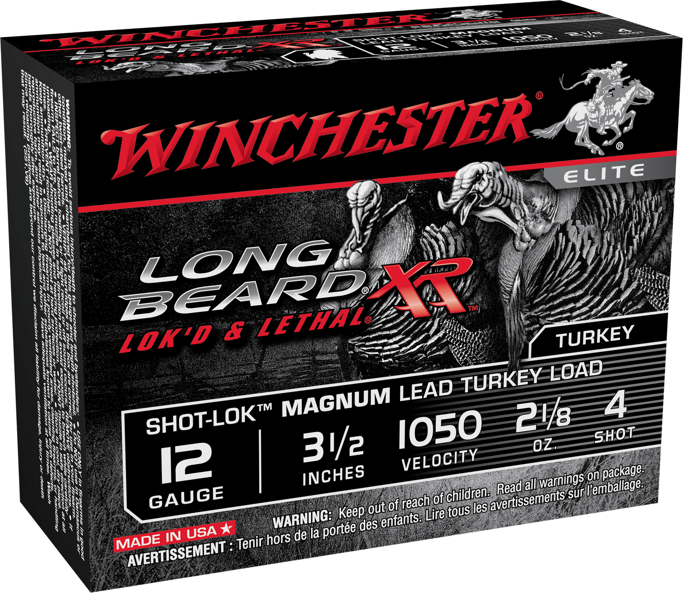 Winchester Ammo Winchester Long Beard Xr Shot-lok Magnum Load 12 Ga. 3.5 In. 2 1/8 Oz. 4 Shot 10 Rd. Ammo