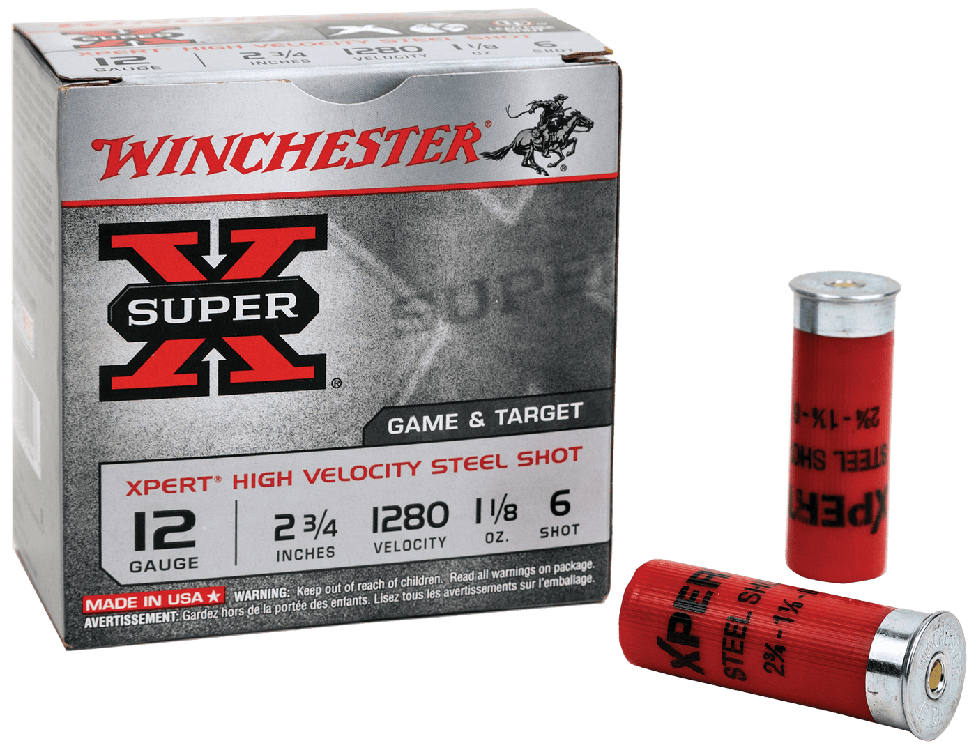 Winchester Ammo Winchester Super-x Xpert Hi-velocity Steel 20 Ga. 2.75 In. 3/4 Oz. 7 Shot 25 Rd. Ammo