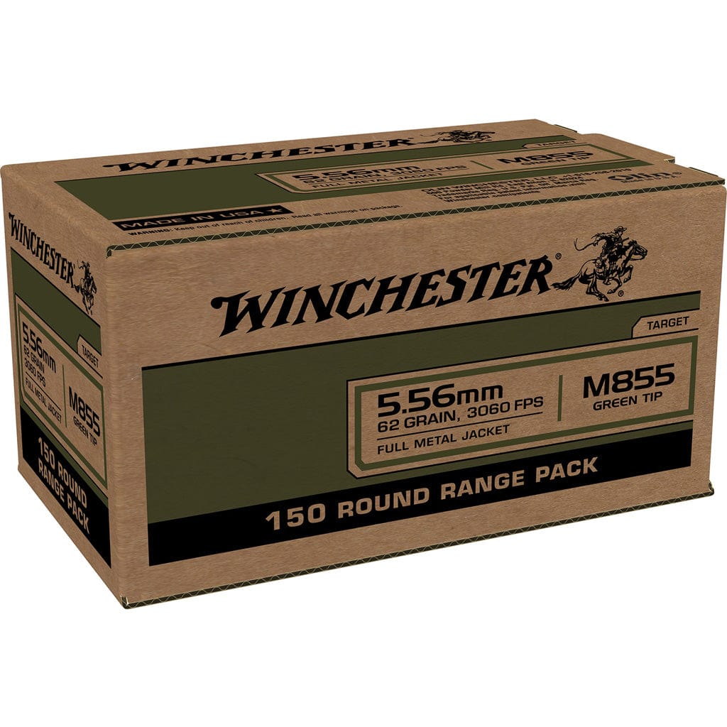 Winchester Ammo Winchester Usa M855 Rifle Ammo 5.56 62 Gr. Fmj 150 Rd. Ammo