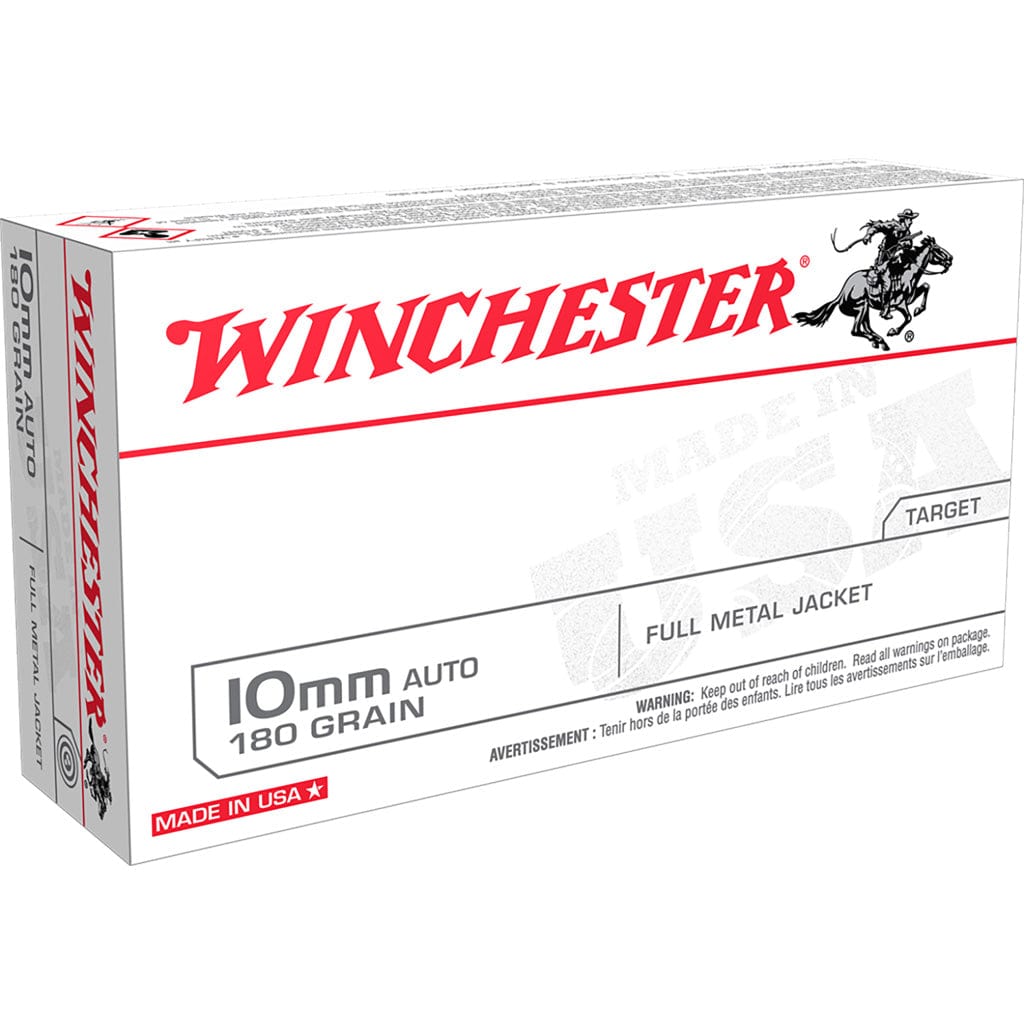 Winchester Ammo Winchester Usa Pistol Ammo 10mm 180 Gr. Fmj 50 Rd. Ammo