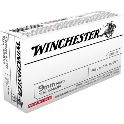 Winchester Ammo Winchester Usa Pistol Ammo 9mm 124 Gr. Fmj 150 Rd. Ammo