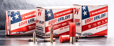 Winchester Ammo Winchester Usa Valor 12ga - 25rd 10bx/cs 2.75" 00bk 9plts Ammo