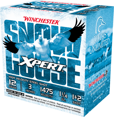 Winchester Ammo Winchester Xpert Snow Goose Hi-velocity Steel 12 Ga. 3 In. 1 1/4 Oz. 1 & 2 Shot 25 Rd. Ammo