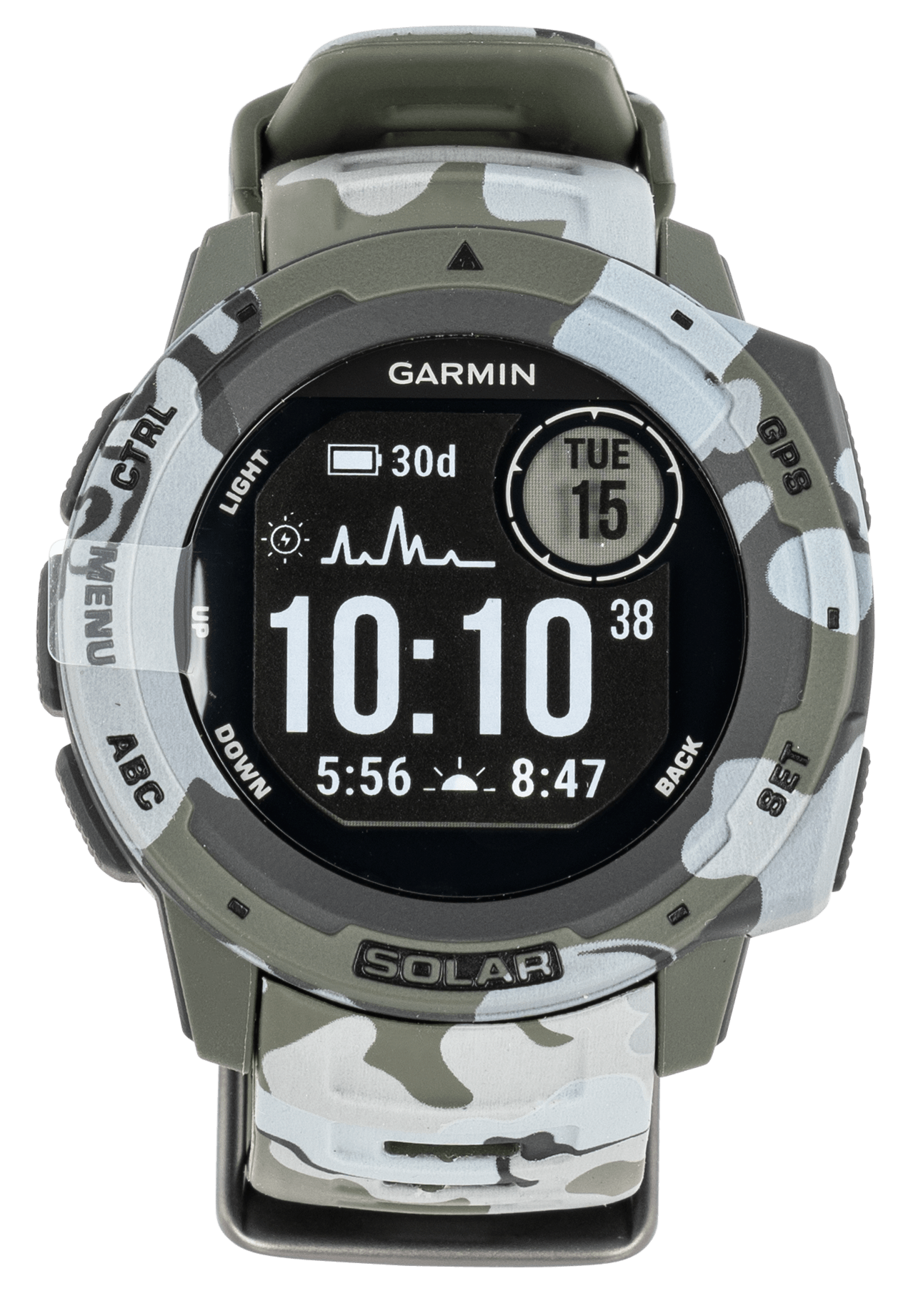 Garmin Garmin Instinct, Gar 010-02293-16 Instinct Solar Sportsman Lichen Accessories