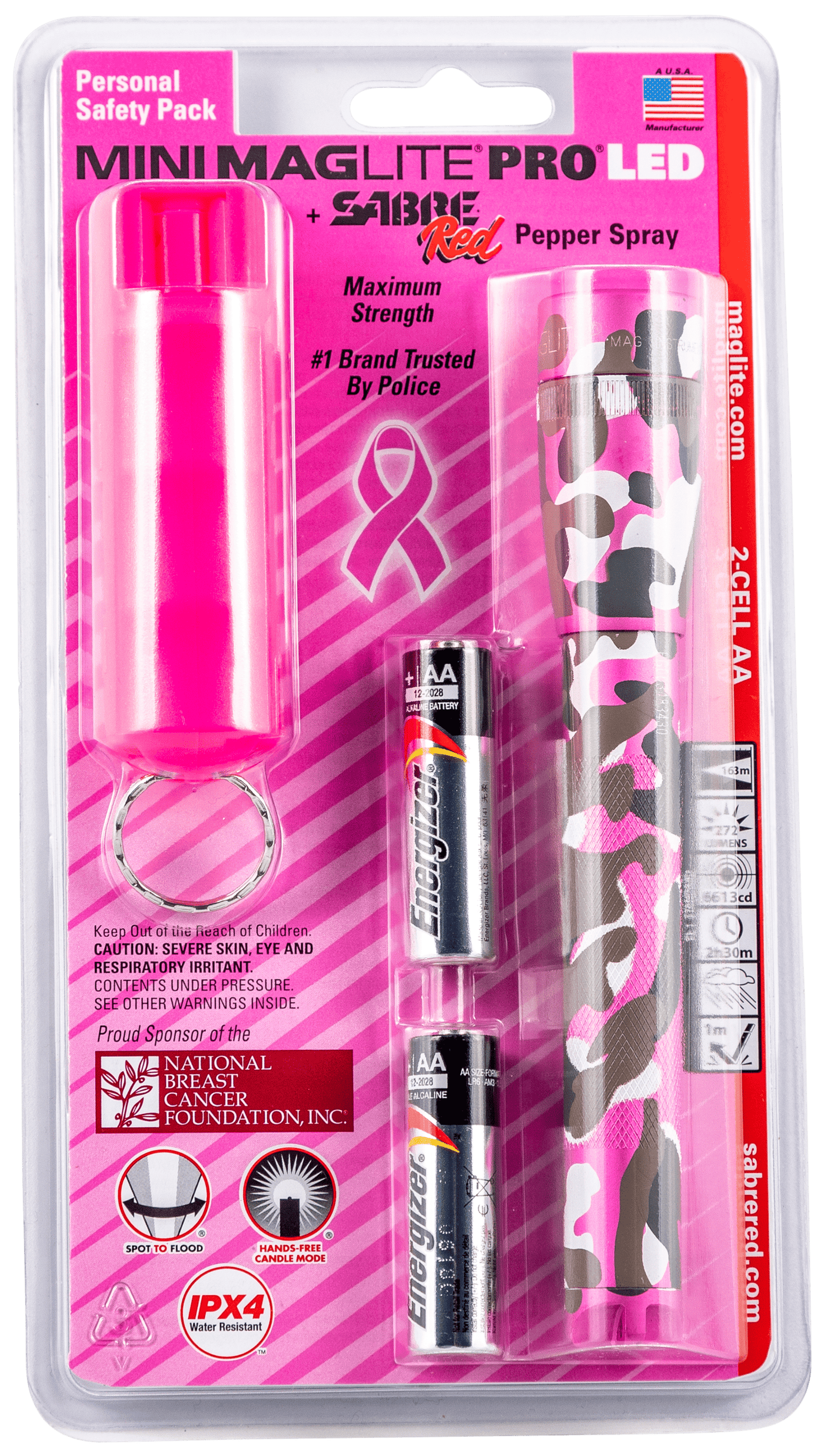 Maglite Maglite Mini Pro, Mlt Sp2pue6   Mini Pro And Pepper Spray Pinkcamo Accessories