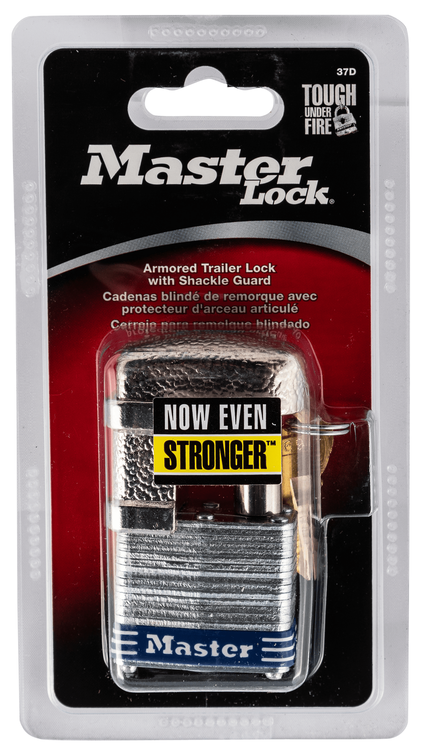 Master Lock Master Lock Padlock, Master 37d         Wide Shrouded Stl Shackle Lock Accessories