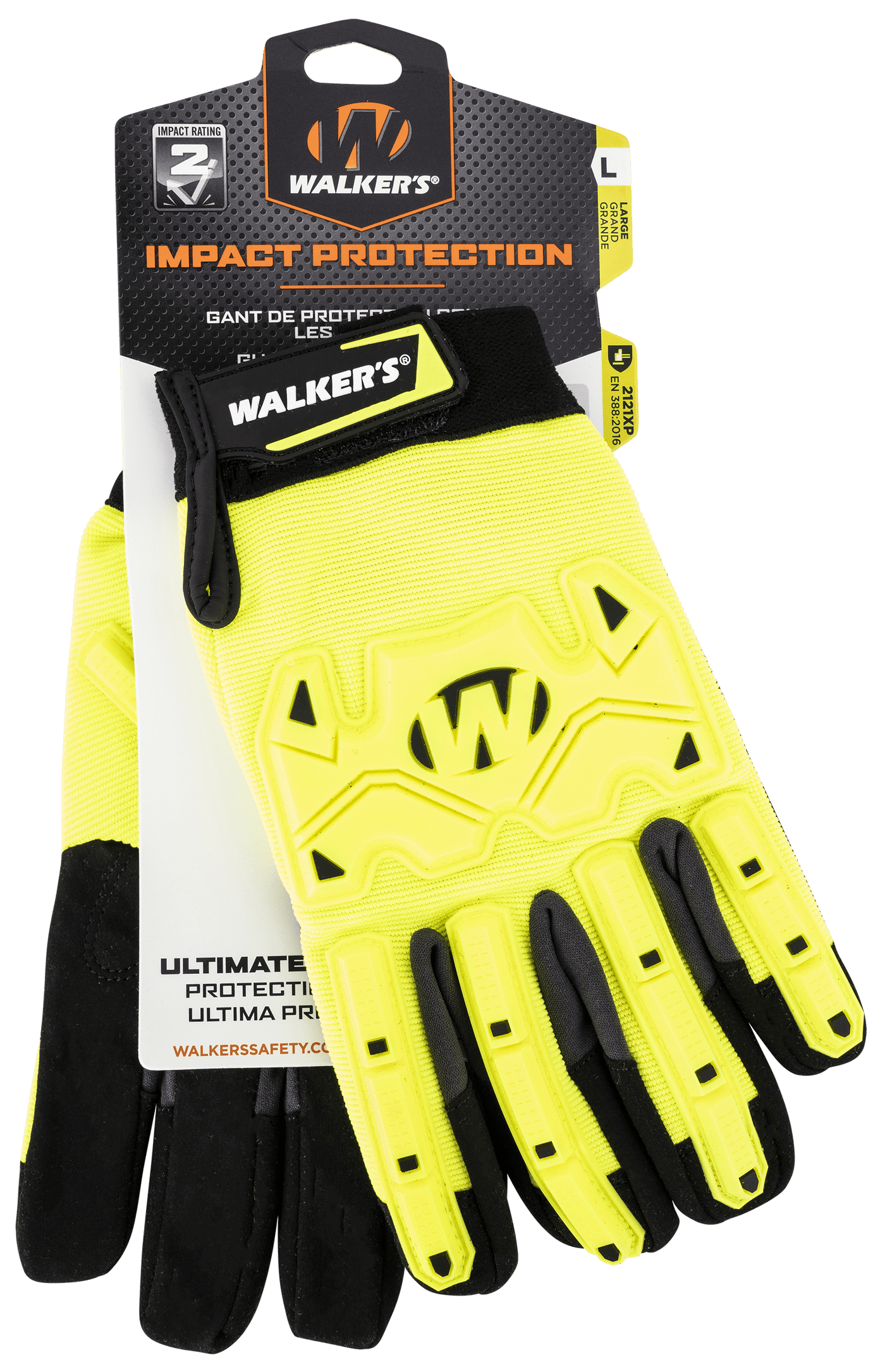 Walkers Game Ear Walkers Game Ear Impact Protection, Wlkr Gwp-sf-hvffil2-md Hi-viz Impact Resistant Glo Accessories