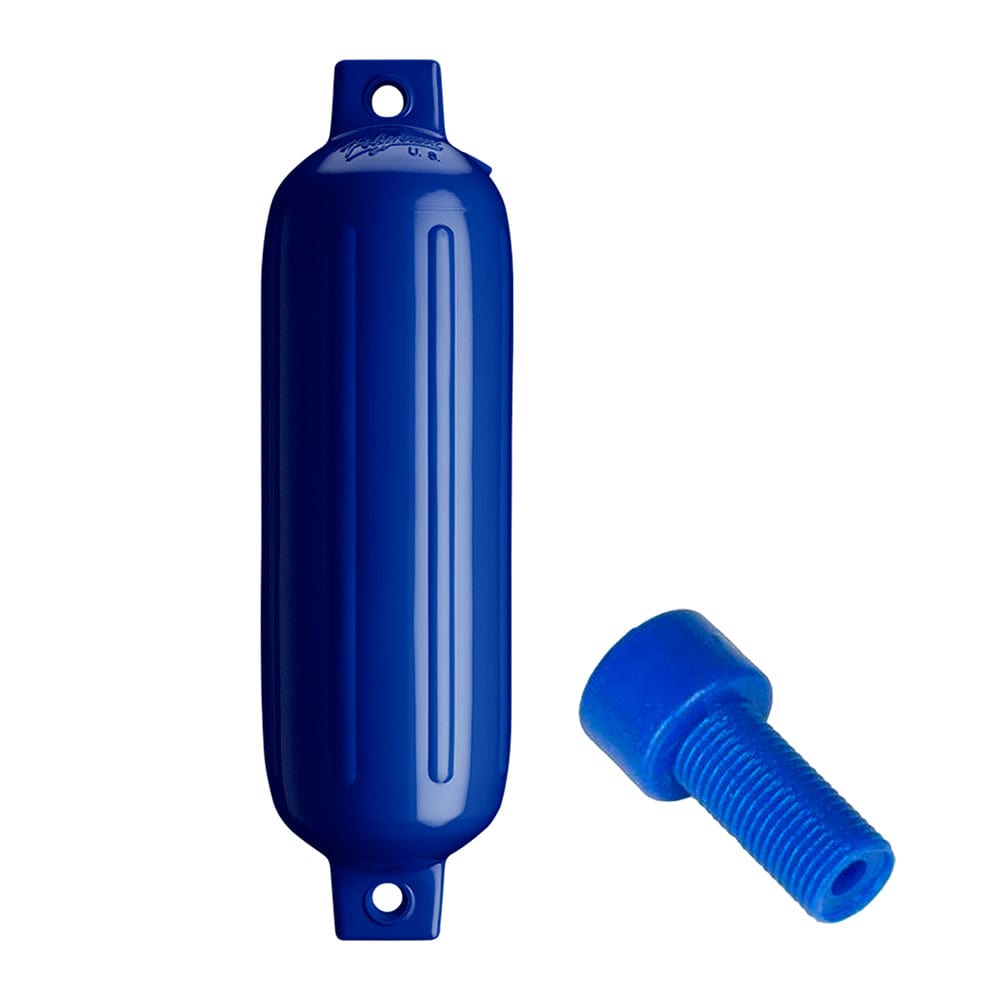 Polyform U.S. Polyform G-3 Twin Eye Fender 5.5" x 19" - Cobalt Blue w/Air Adapter Anchoring & Docking