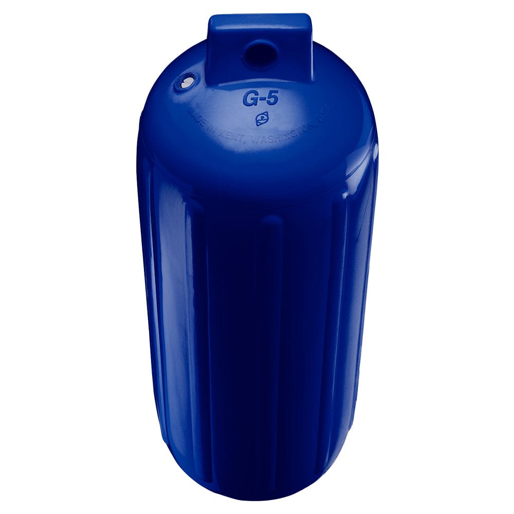 Polyform U.S. Polyform G-5 Twin Eye Fender 8.8" x 26.8" - Cobalt Blue w/Air Adapter Anchoring & Docking