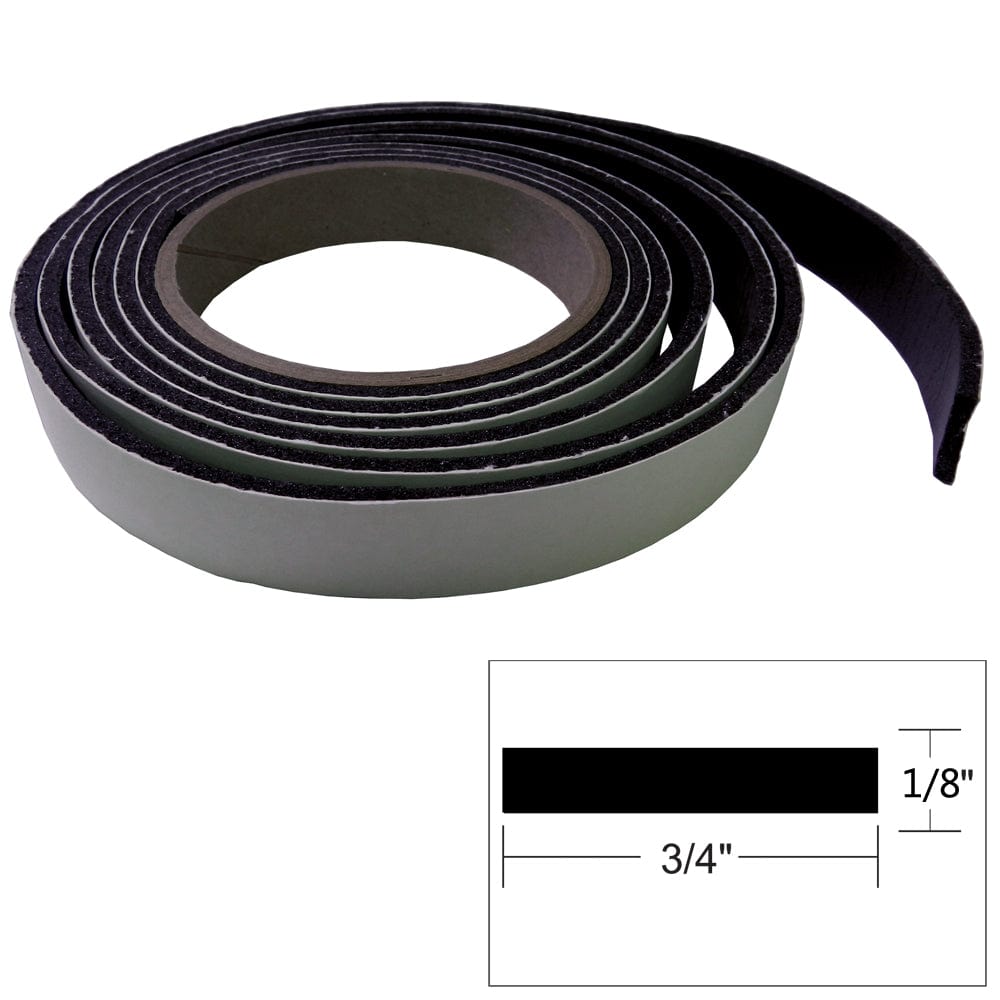 TACO Marine TACO Hatch Tape 8'L x ⅛"H x ¾"W - Black Automotive/RV