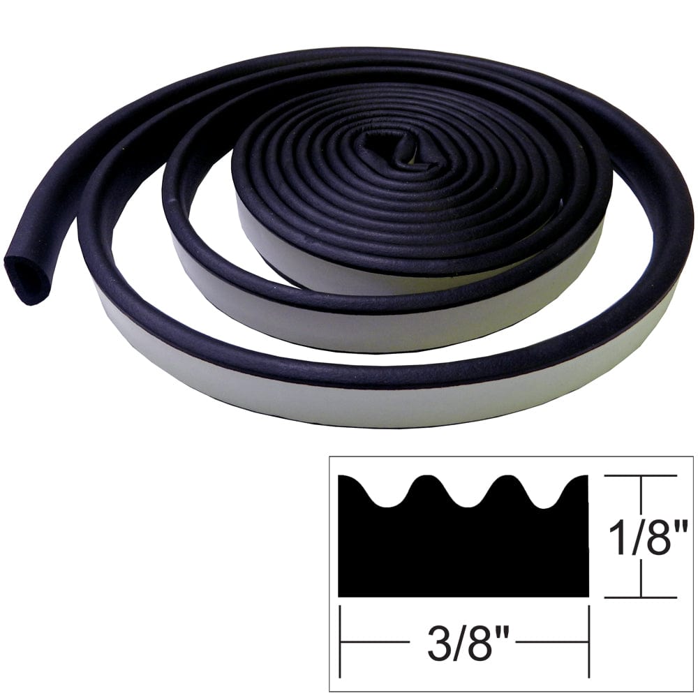 TACO Marine TACO Weather Seal - 10'L x ⅛"H x ⅜"W - Black Automotive/RV