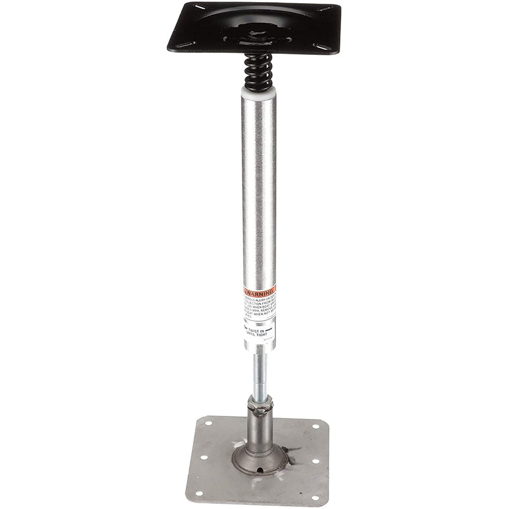 Attwood Marine Attwood SWIVL-EZE Lock'N-Pin 3/4" Pedestal Kit 13" Post 7" x 7" Stainless Steel Base Plate Threaded Boat Outfitting