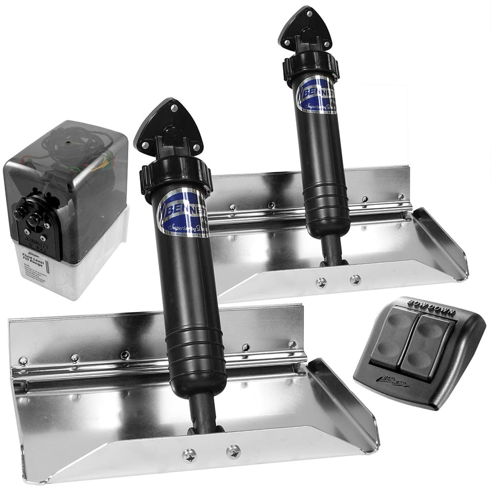 Bennett Marine Bennett Trim Tab 12" x 9" Sport Tab System Boat Outfitting