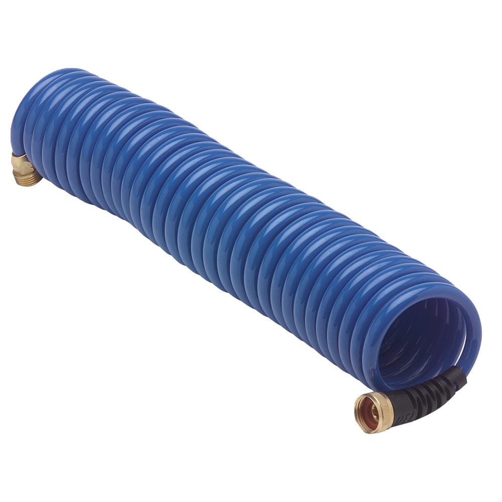 HoseCoil HoseCoil Blue Hose w/Flex Relief - 25' Boat Outfitting