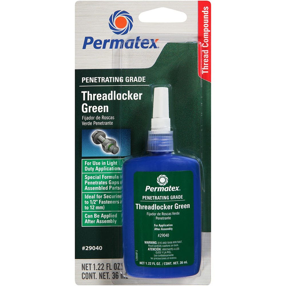 Permatex Permatex Penetrating Grade Threadlocker GREEN Tube - 36ml Boat Outfitting