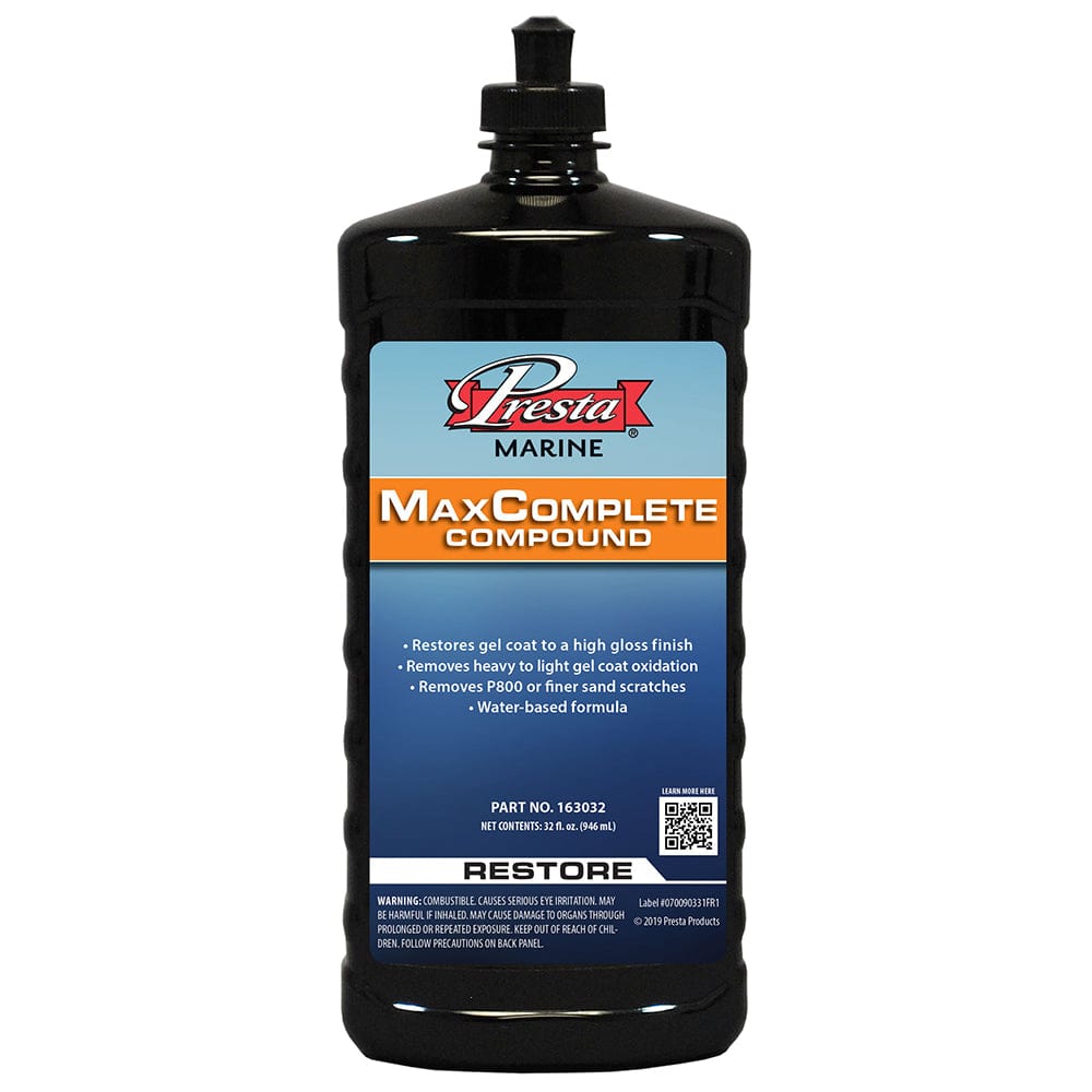 Presta Presta MaxComplete Compound - 32oz Boat Outfitting