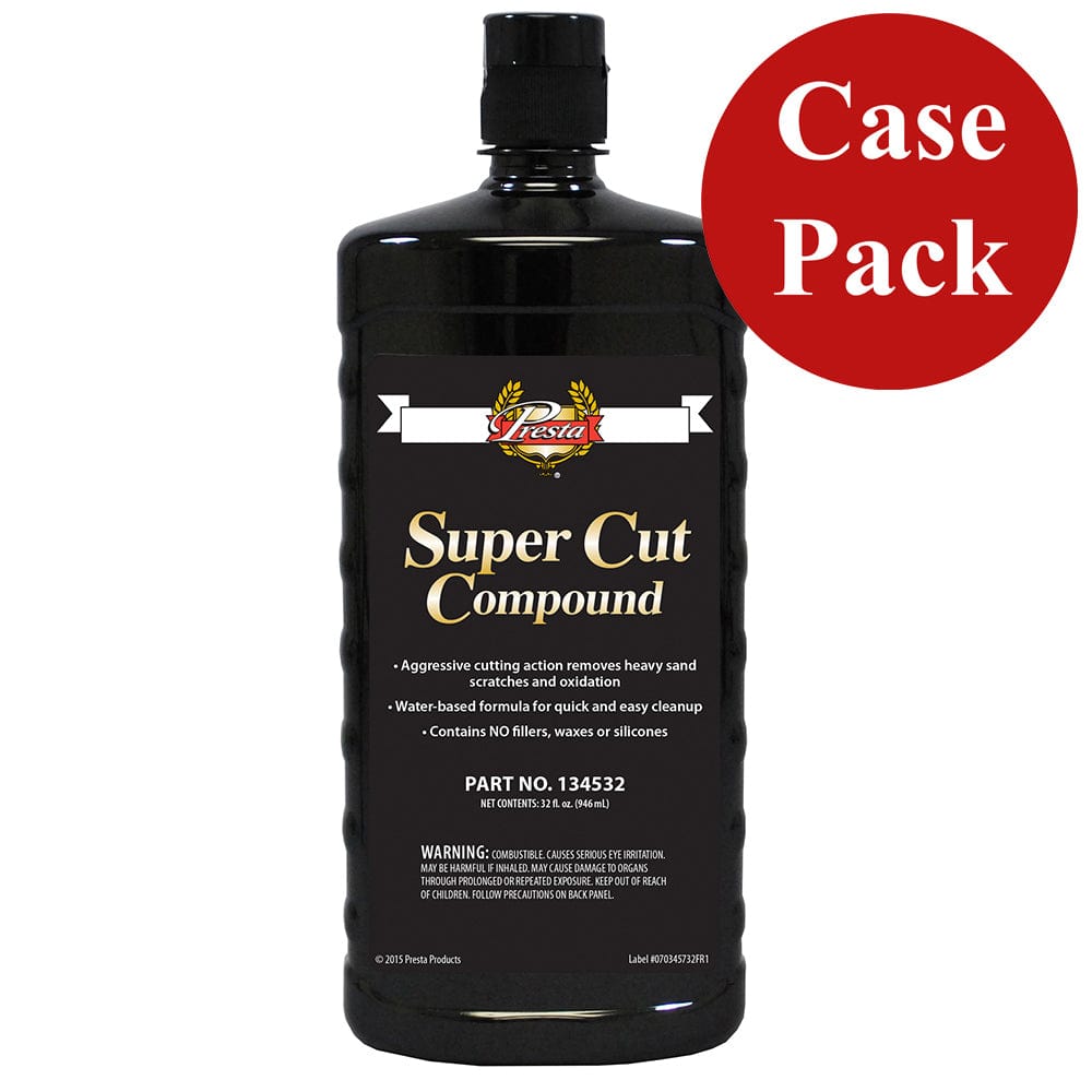 Presta Presta Super Cut Compound - 32oz - *Case of 12* Boat Outfitting