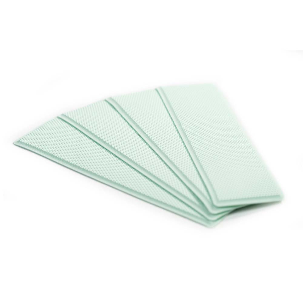 SeaDek SeaDek 3.75" x 12.75" x 5mm 4-Piece Step Kit - 3.75" x 12.75" Seafoam Green Embossed - 95.25mm x 323.85mm x 5mm Boat Outfitting