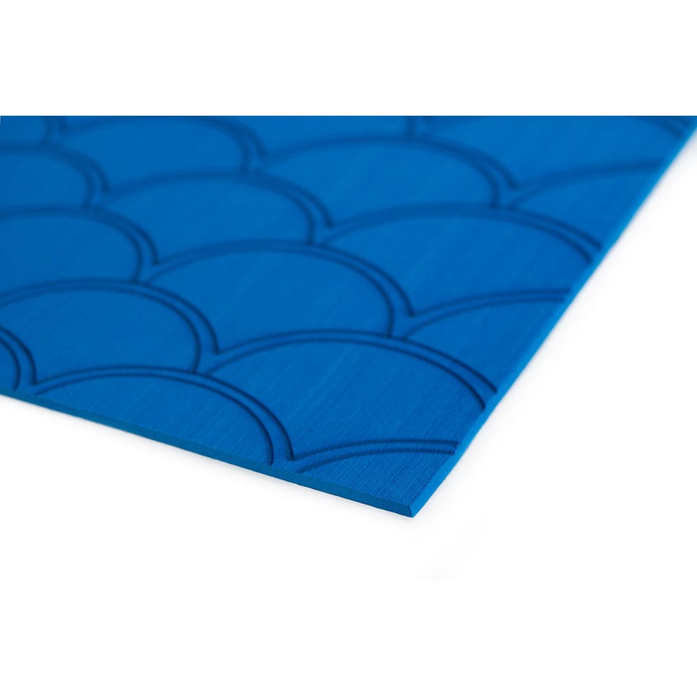 SeaDek SeaDek 40" x 80" 5mm Sheet Bimini Blue Brushed Fish Scale - 1016mm x 2032mm x 5mm Boat Outfitting