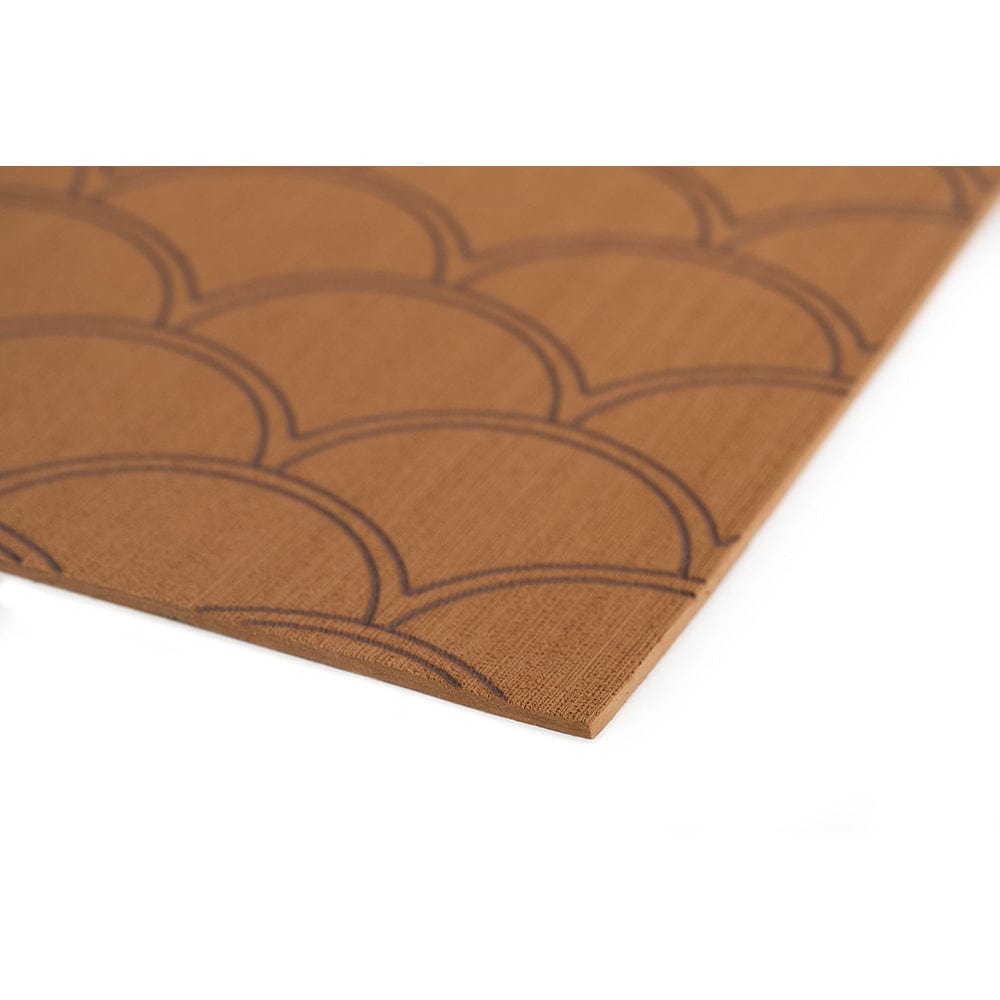 SeaDek SeaDek 40" x 80" 5mm Sheet Mocha Brushed Fish Scale - 1016mm x 2032mm x 5mm Boat Outfitting