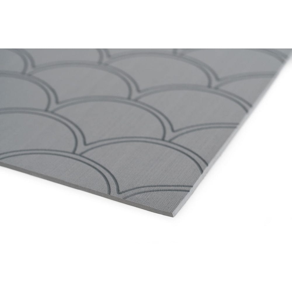 SeaDek SeaDek 40" x 80" 5mm Sheet Storm Gray Brushed Fish Scale - 1016mm x 2032mm x 5mm Boat Outfitting