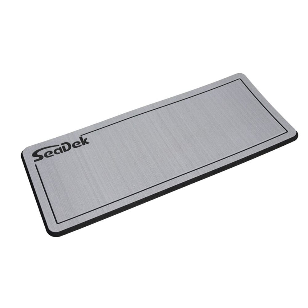 SeaDek SeaDek Dual Density Helm Pad - 14" x 36" 20mm - Small - Storm Gray/Black w/Routed SD Logo Boat Outfitting