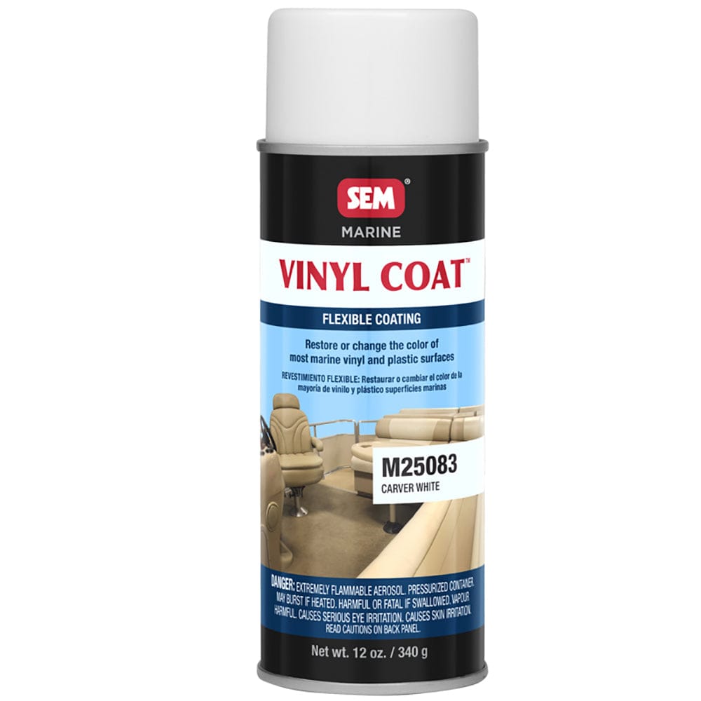 SEM SEM Vinyl Coat™ - Carver White - 12oz Boat Outfitting