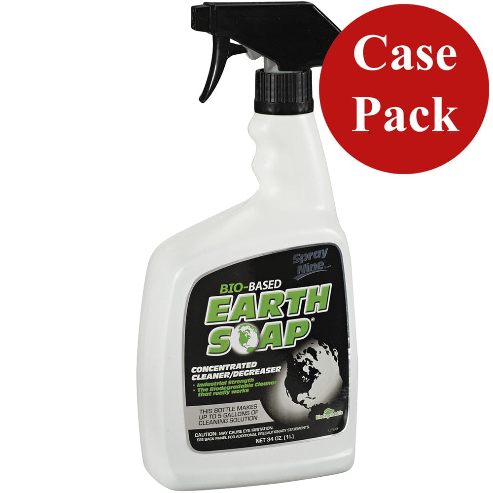 Spray Nine Spray Nine Bio Based Earth Soap® Cleaner/Degreaser Concentrated - 32oz *6-Pack Boat Outfitting