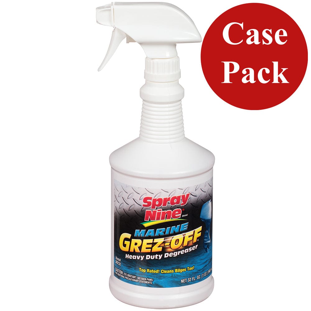 Spray Nine Spray Nine Marine Grez-Off® Heavy Duty Degreaser - 32oz Round Bottle *6-Pack Boat Outfitting