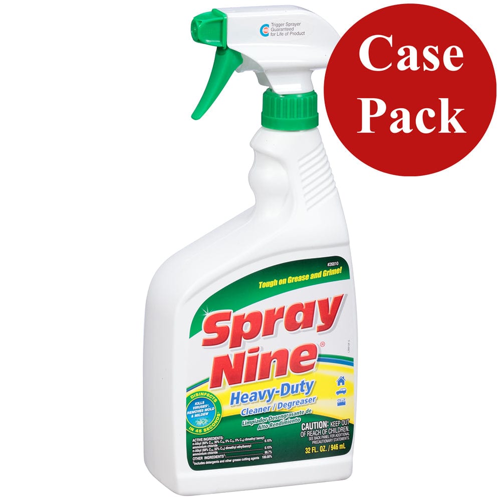 Spray Nine Spray Nine Tough Task Cleaner & Disinfectant - 32oz *12-Pack Boat Outfitting