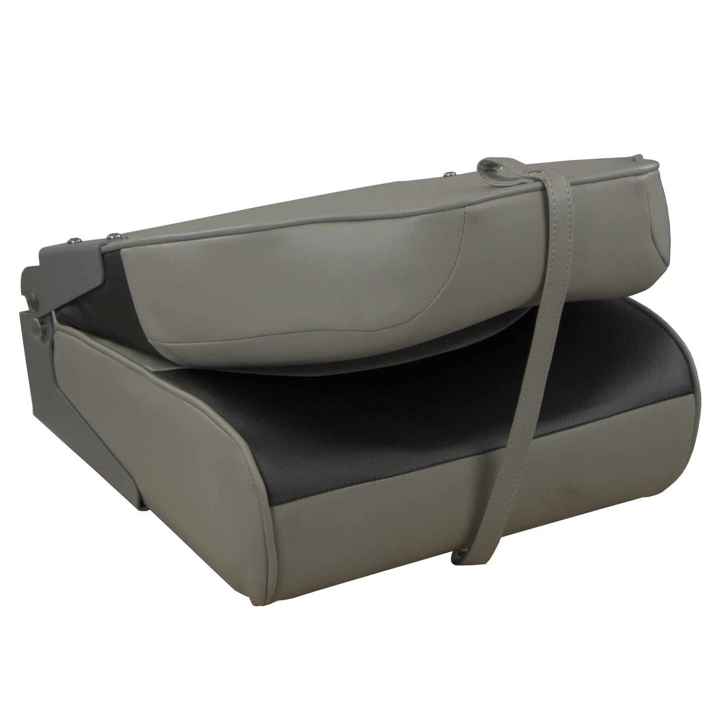 Springfield Marine Springfield Premium Wave Folding Seat - Grey w/Meteor Stripe Boat Outfitting