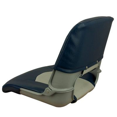 Springfield Marine Springfield Skipper Standard Folding Seat - Grey/Blue Boat Outfitting