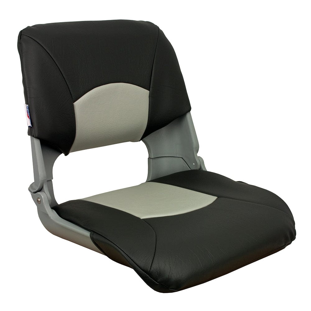 Springfield Marine Springfield Skipper Standard Folding Seat - Grey/Charcoal Boat Outfitting