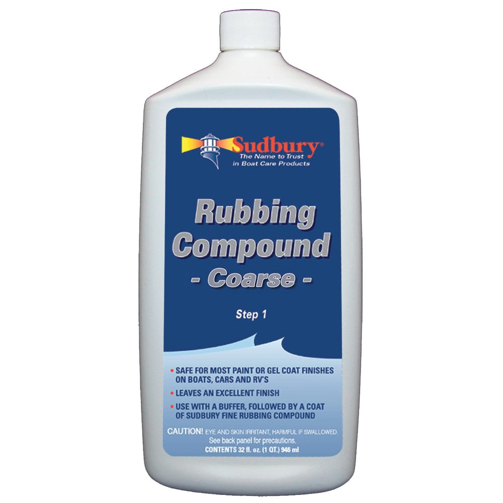 Sudbury Sudbury Rubbing Compound Coarse - Step 1 - 32oz Fluid Boat Outfitting