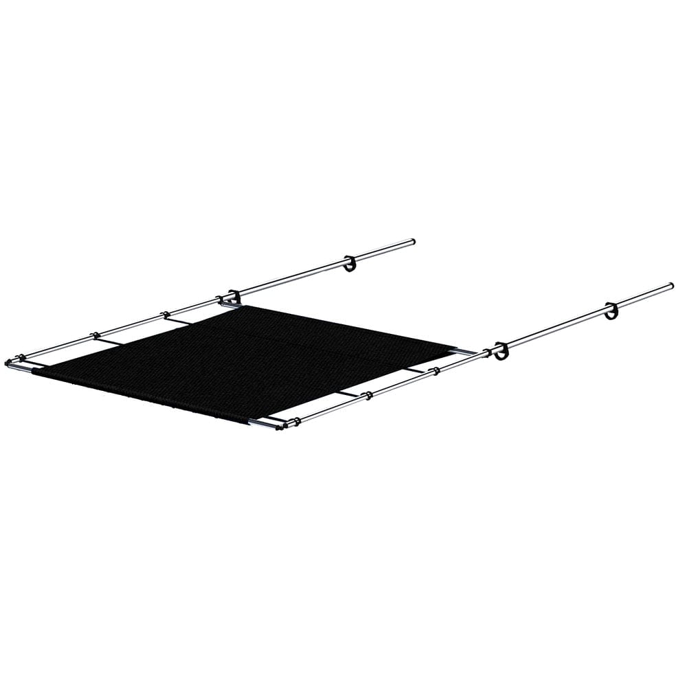 SureShade SureShade PTX Power Shade - 57" Wide - Stainless Steel - Black Boat Outfitting