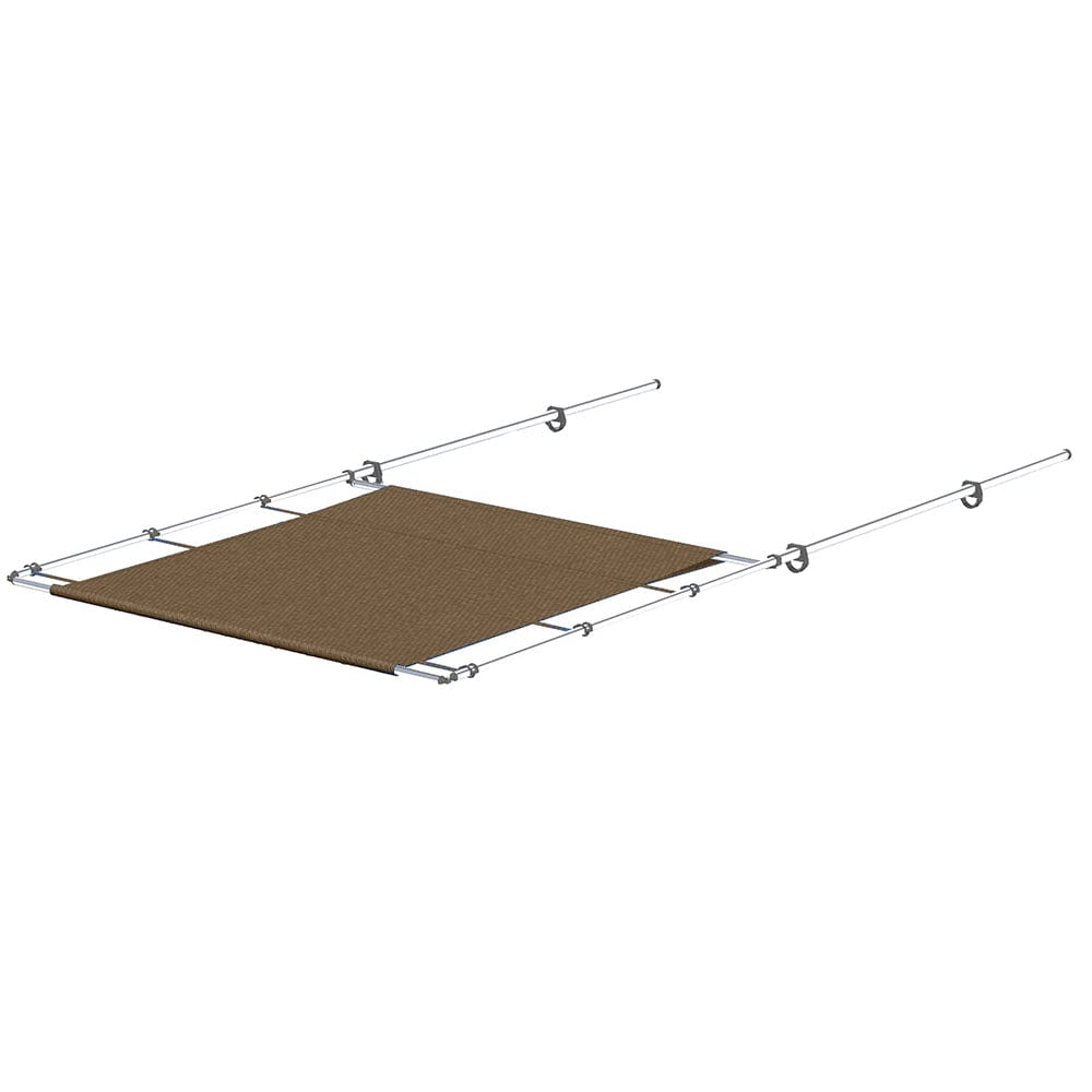 SureShade SureShade PTX Power Shade - 57" Wide - Stainless Steel - Toast Boat Outfitting