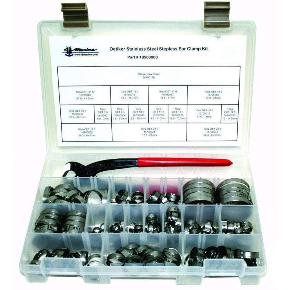 T-H Marine Supplies T-H Marine Oetiker Stepless Clamp Kit w/Pliers Boat Outfitting