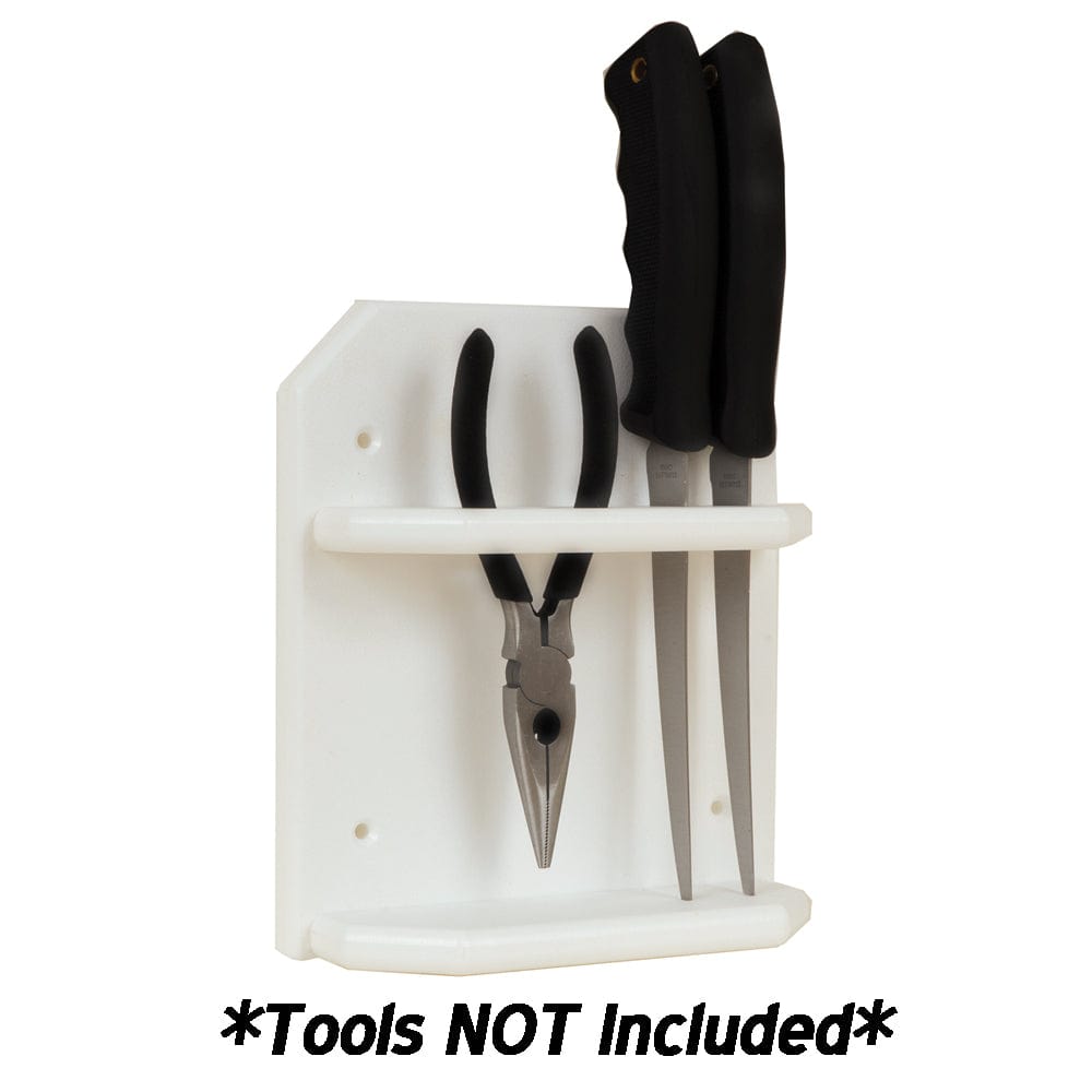 TACO Marine TACO Poly Knife & Plier Holder - White Boat Outfitting