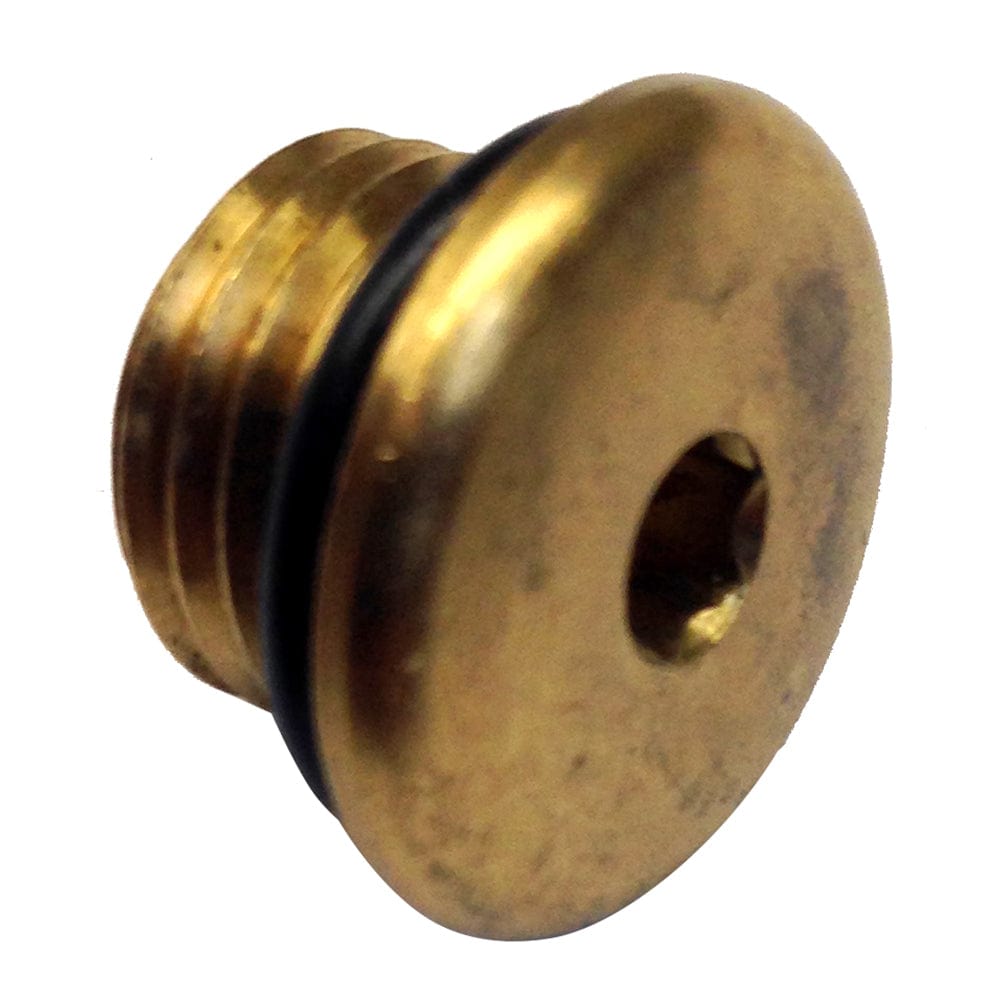 Uflex Uflex Brass Plug w/O-Ring for Pumps Boat Outfitting