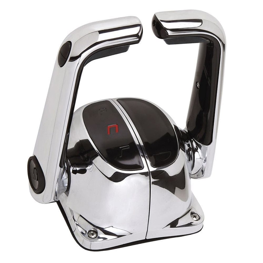 Uflex USA Uflex Twin Lever Top Mount Control w/Neutral Lock & Trim Switch - Chrome Boat Outfitting