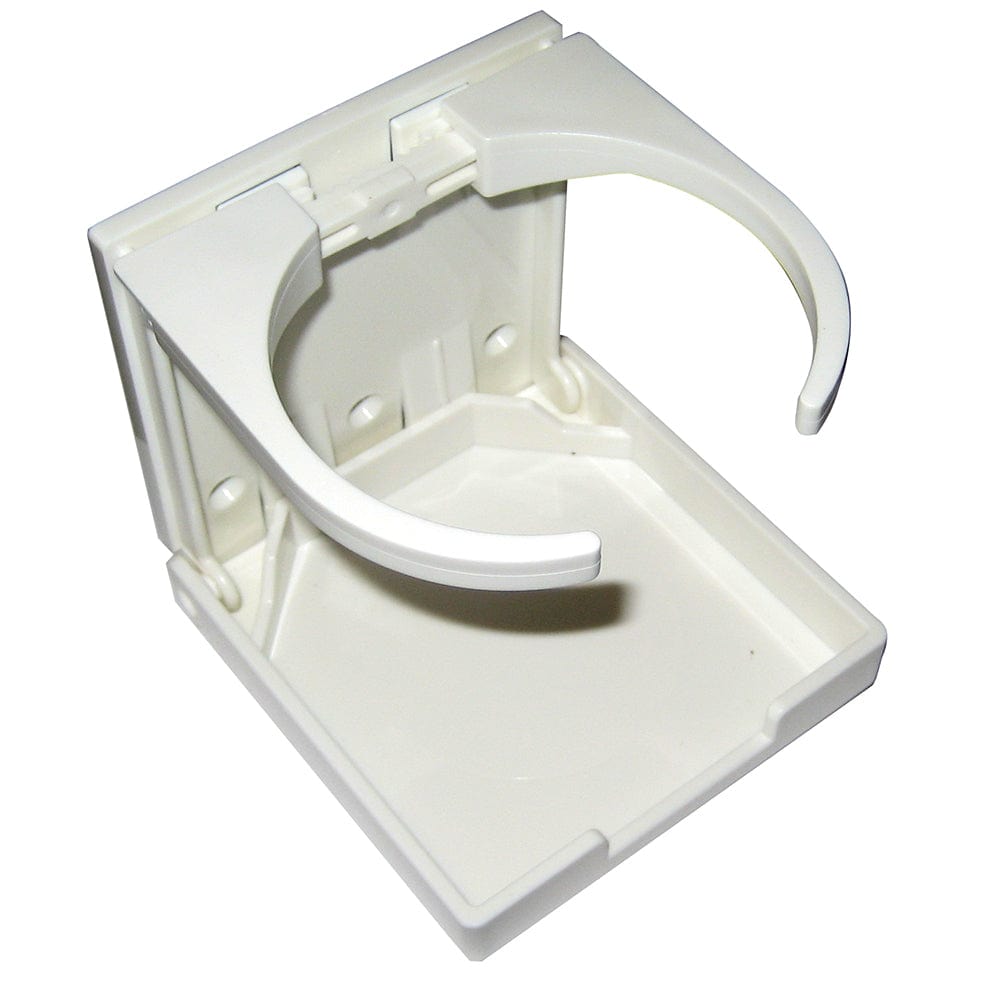 Whitecap Whitecap Folding Drink Holder - White Nylon Boat Outfitting