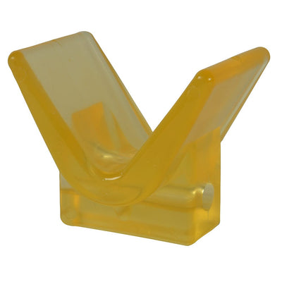 C.E. Smith C.E. Smith Y-Stop 3" x 3" - 1/2" ID Yellow PVC Trailering