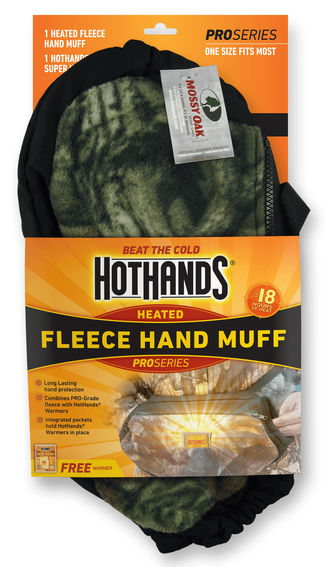 HotHands Hothands Heated Hand Muff - Mossy Oak Break Up W/free Wrmr Clothing