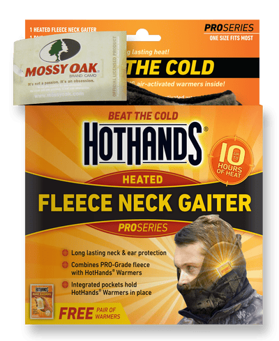 HotHands Hothands Heated Neck Gaiter - Mossy Oak Bu W/free Pck Warmrs Clothing