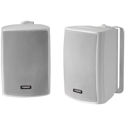 FUSION FUSION 4" Compact Marine Box Speakers - (Pair) White Entertainment