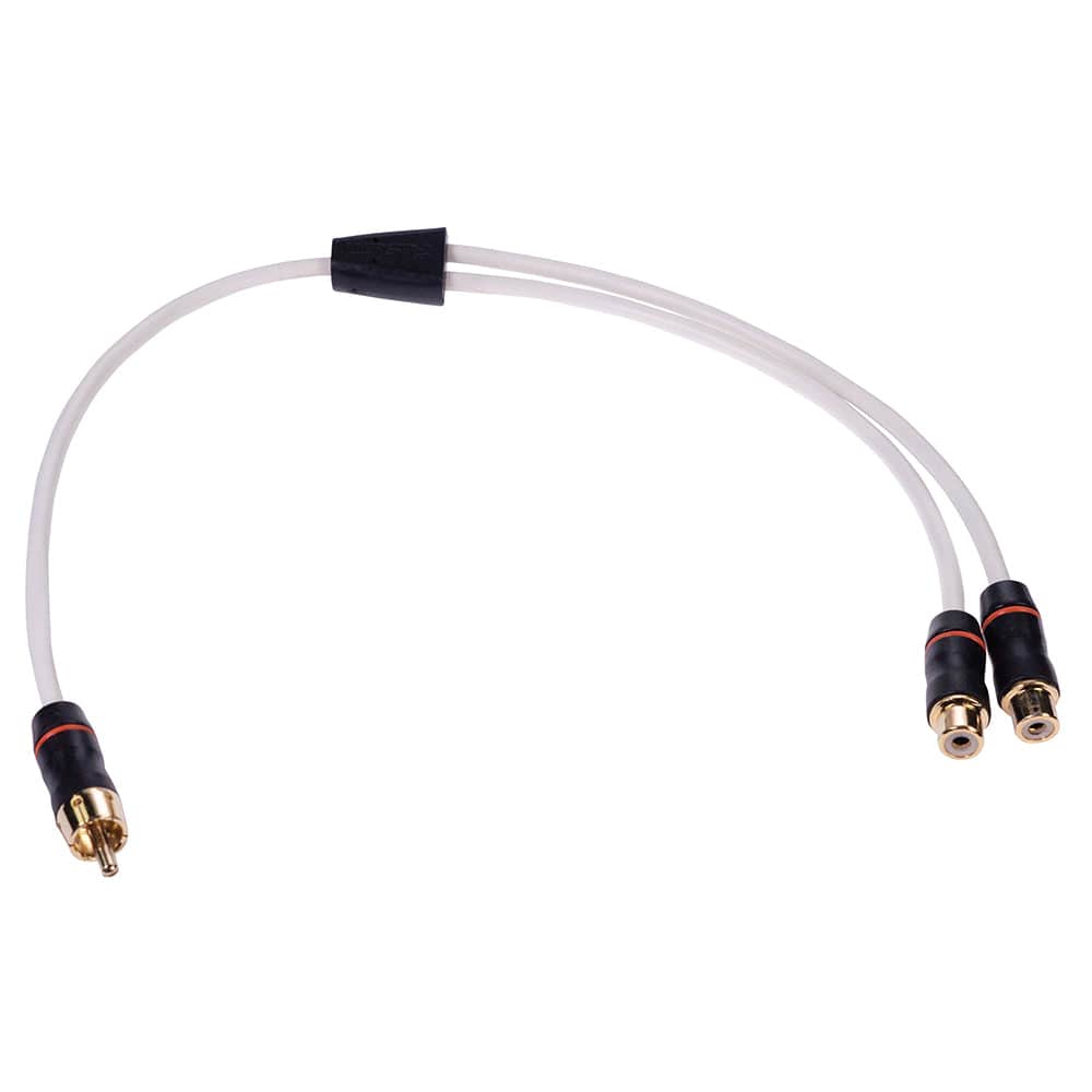 FUSION FUSION Performance RCA Cable Splitter - 1 Male to 2 Female - .9' Entertainment